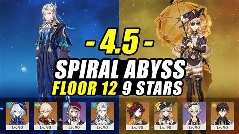 C1 R1 Neuvillette C0 Navia X C0 Chiori Spiral Abyss Floor 12