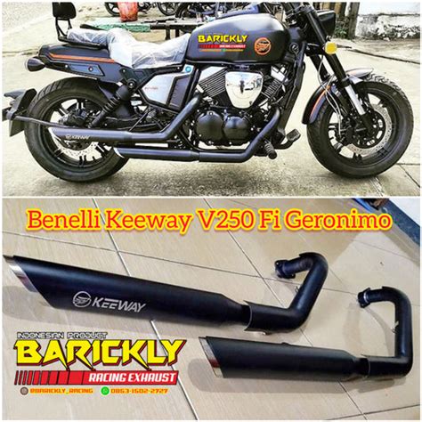 Jual Knalpot Benelli Keeway V 250 V250 Fi Geronimo Custom Original