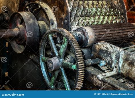 Old Antique Farm Machinery Stock Image Image Of Aged 146191745