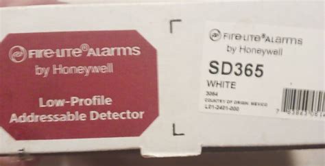 Fire Lite SD365 Addressable Photoelectric Smoke Detector NMATH