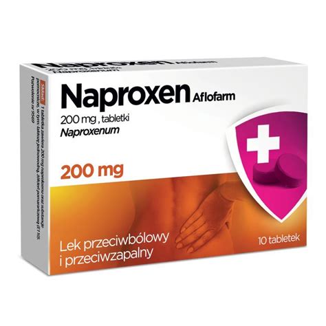 Naproxen Aflofarm 200 Mg 10 Tabletek Ból Pzapalny Ból Apteka