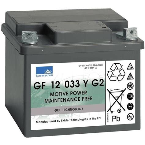 Batterie GEL Sonnenschein GF12033YG2 12V 38AH