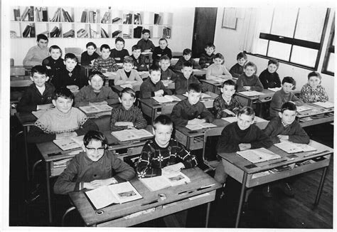 Photo De Classe Cm1 Cm2 De 1967 Collège Pierre Et Marie Curie