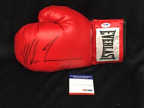 Mike Tyson Boxing Legends Signed Autograph Everlast Glove Itp Psa Dna