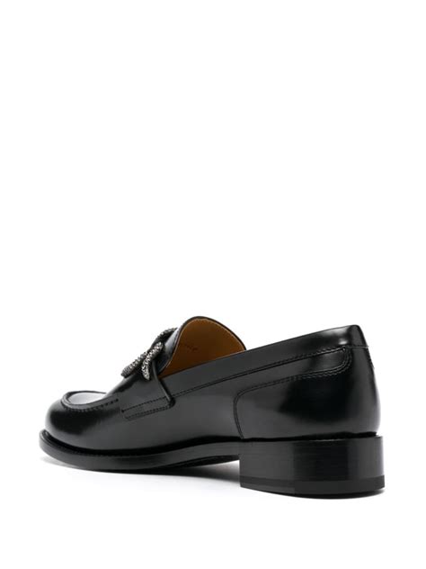 René Caovilla Morgana 40mm Leather Loafers Farfetch