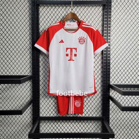 Maillot Bayern Munich Enfant Domicile Blanc Footbebe