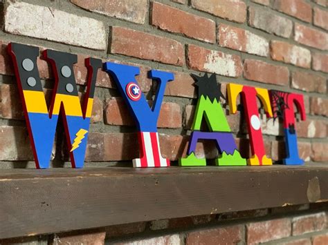 Alphabet Letters Decorative Letters Wood Letters Nursery - Etsy