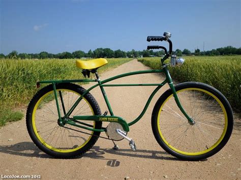 John Deer Bicycle Mean Green Big Green Rat Rod Bike Power Bike