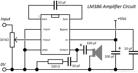 Lm N Audio Amplifier Circuit