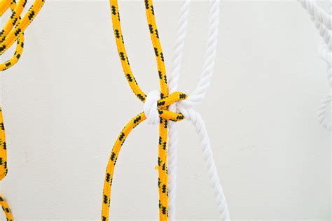 DIY Two-Tone Sail Rope Hammock Rope Hammock, Hammock Stand, Hammock ...