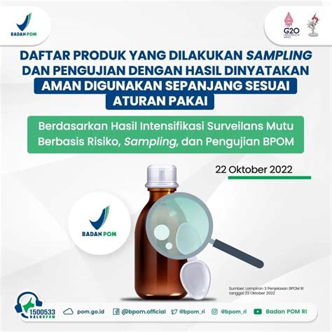 13 Produk Obat Sirup Yang Aman Dikonsumsi Oleh BPOM Berikut Daftarnya