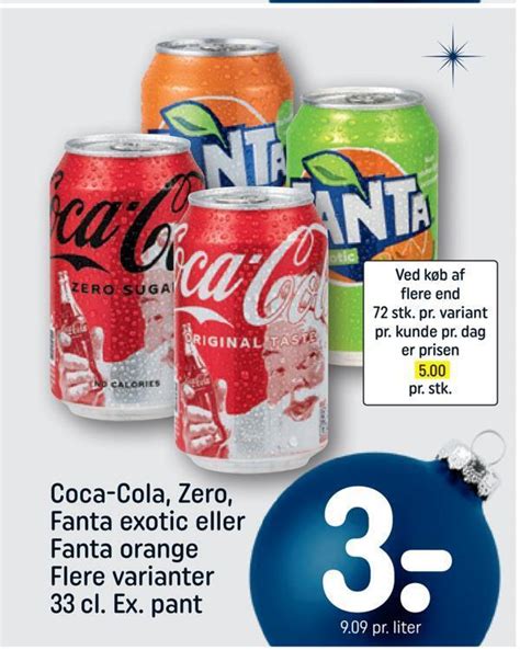 Coca Cola Zero Fanta Exotic Eller Fanta Orange Tilbud Hos Rema