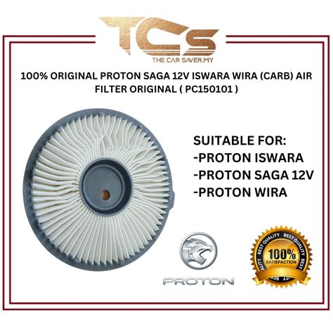 Original Proton Saga V Iswara Wira Carb Air Filter Original