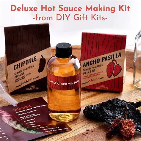 Diy Deluxe Hot Sauce Make Your Own Hot Sauce Makes 7 Bottles Etsy