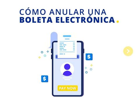 Cómo anular una Boleta Electrónica Emprende Inteligente