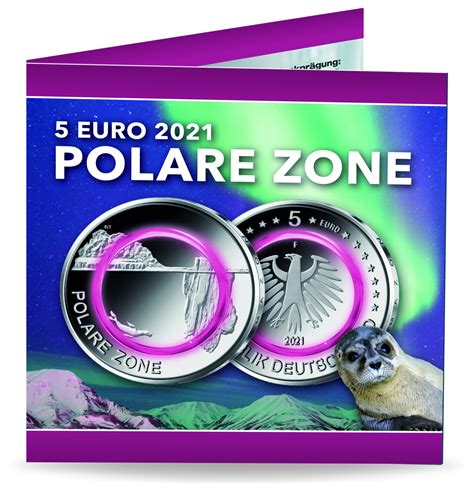 X Euro Polare Zone Satz In Hochwertiger Sammelmappe M Nzen