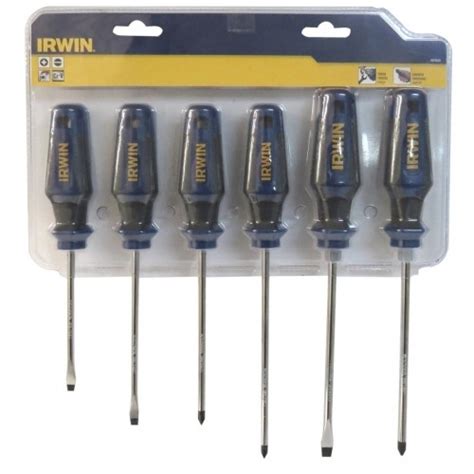 JOGO CHAVE FENDA PHILIPS IRWIN 6PCS FERRAMENTAS MANUAIS Chaves