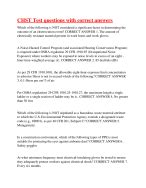 chst test questions  correct answers docmerit