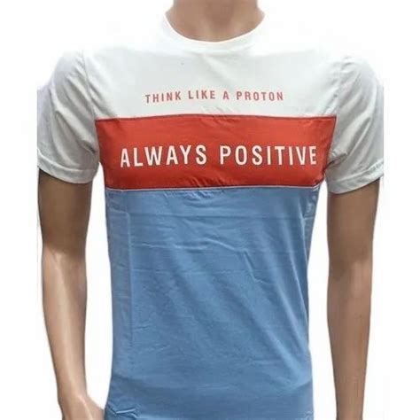 Printed Round Mens Party Wear Cotton T Shirt At Rs 150 In Kolkata Id