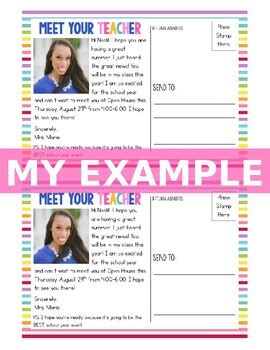 Free Open House Postcards by The Teacher Wears Prada | TpT