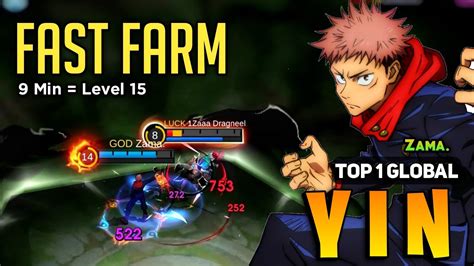 Fast Farm Yin Best Build 2023 Yin Top 1 Global Gameplay By Zama