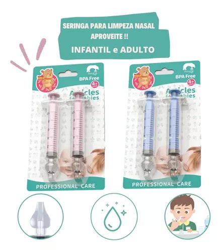 Seringas Lavagem Nasal Infantil E Adulto Limpeza Do Nariz Mercadolivre