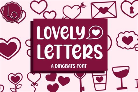 Lovely Letters A Dingbats Font