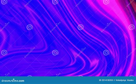 Animated D Waving Cloth Texture Liquid Holographic Background Stock