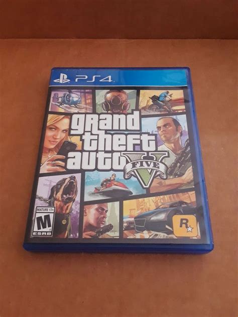 Contents Grand Theft Auto 5 Game Disc Case Map And Other