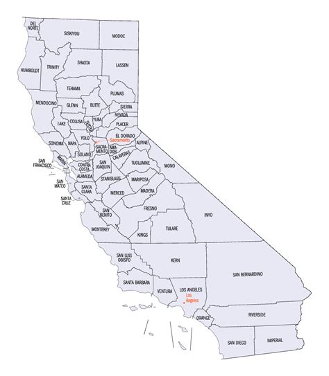 California County Map