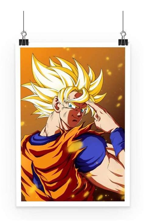 Poster Dragon Ball Z Goku Sacrifice Lunivers Otaku