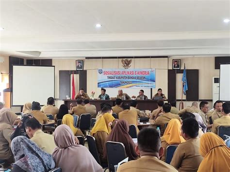 Pemkab Bangka Selatan Gelar Sosialisasi Aplikasi E Kinerja BKN BABEL SATU