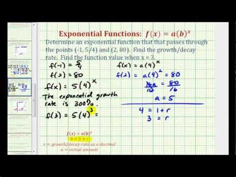 Exponential Function Calculator Two Points Brykaffe