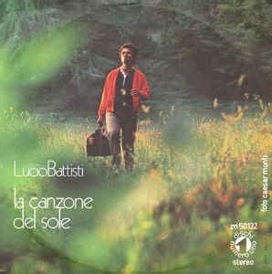 Lucio Battisti La Canzone Del Sole Vinyl Discogs