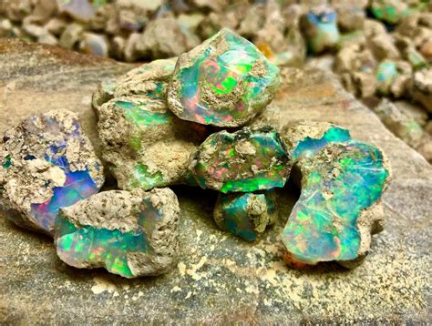 Opal Rough Raw Fire Crystal Opal Raw Stone Opal Rough Lot Etsy