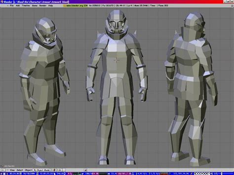 Blender - 3D Modeling: How to model a simple body (low poly)