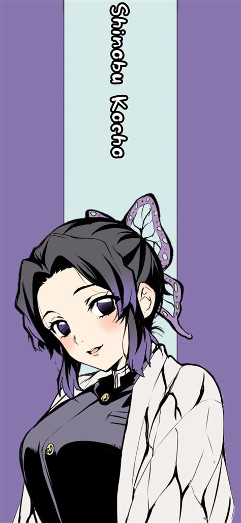 Shinobu Shinobu Kochou Kimetsu No Yaiba Anime Demon Slayer Kochou