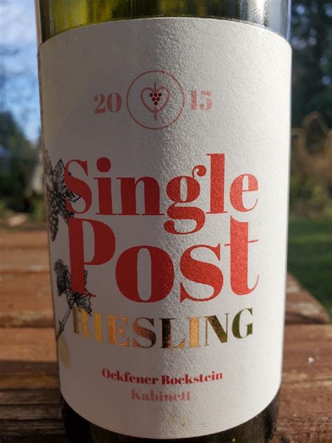 Single Post Nik Weis Ockfener Bockstein Kabinett Riesling Saar