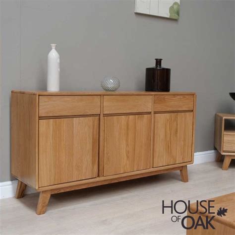 Eden Solid Oak Large Sideboard House Of Oak