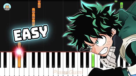 Boku No Hero Academia Season 6 OP Hitamuki EASY Piano Tutorial