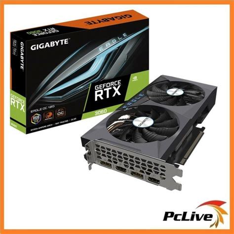 Gigabyte Nvidia Geforce 12GB RTX 3060 EAGLE OC V2 Gaming Graphic Card ...