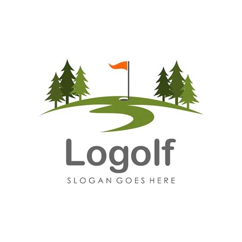 Premium Vector | Golf logo design template