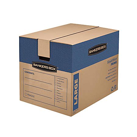 Bankers Box SmoothMove Classic Moving Boxes With Lift Off Lid 17 X 21 X