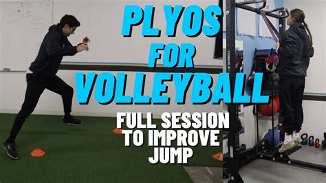 Plyometrics For Volleyball Volleyball Player Jump Training Youtube