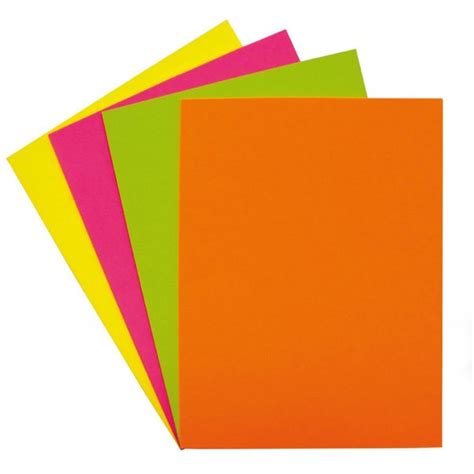 Papel Color Apli 15280 A4 100h 80g Surtido Fluor Ocadidó