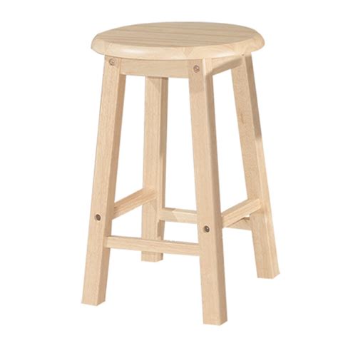 POLO 18" full solid wooden stool-4 colours | Building Materials Online