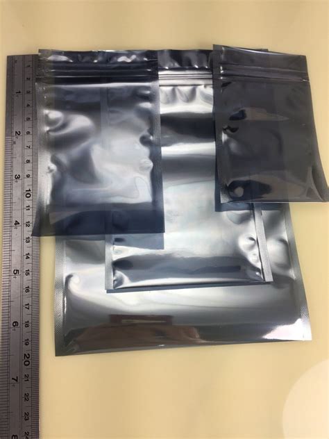 Anti Static Shielding Translucent Reclosable Zip Lock Bags X Cm