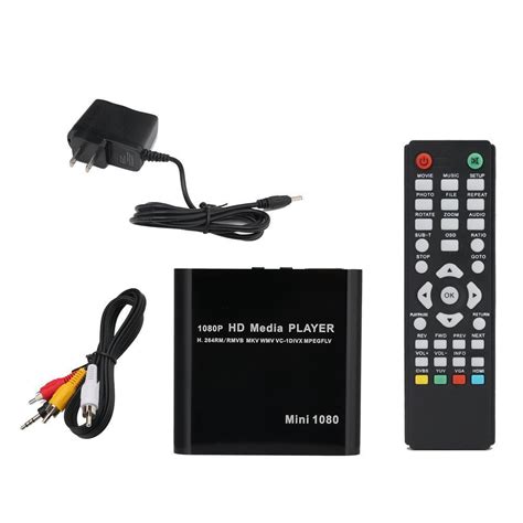 Agptek 1080p Mini Full Hd Digital Media Player Mkvrm Sdusb Hdd Hdmi