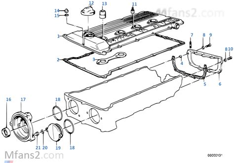 Cylinder Head Cover Bmw 3 E30 M3 S14 Europe