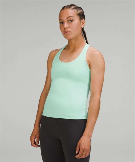 Lululemon Cool Racerback Short Tank Top Nulu Wild Mint Lulu Fanatics